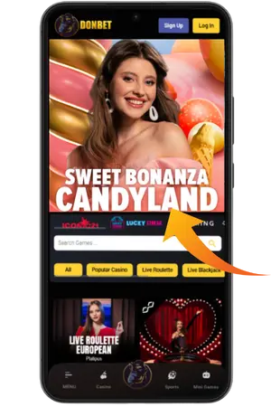 Find the Sweet Bonanza Candy Land live