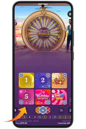 Place Your Bet Sweet Bonanza CandyLand